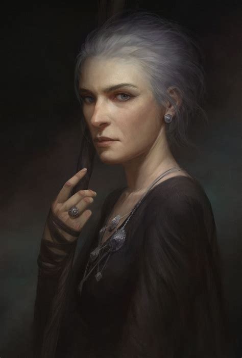 Enigmatic witch portraits